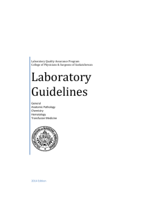 Guidelines for Laboratory Practice