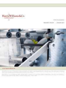 packaging - Harris Williams & Co.