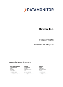 Revlon, Inc. - Wipro