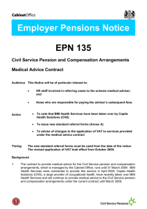 Annex A - Civil Service Pensions