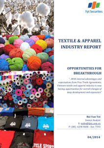 textile & apparel industry report