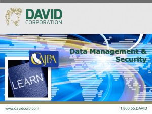 Data Management & Security