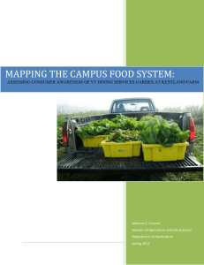 mapping the campus food system - VTechWorks