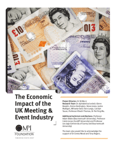 The economic impact of the UK meeting & event industry