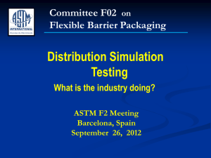 Distribution Simulation Testing