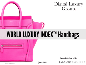 WORLD LUXURY INDEX™ Handbags