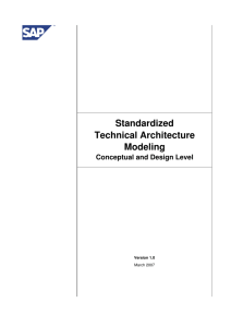 Standardized Technical Architecture Modeling