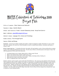 Project Plan - Rocky Point Schools