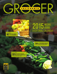 2015media guide - California Grocers Association