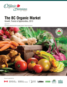 The BC Organic Market: Growth, Trends