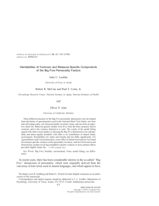 Heritabilities of Common and Measure