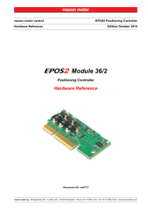 EPOS2 Module 36/2 Hardware Reference