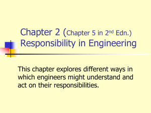 Chapter 5 Responsible Engineers