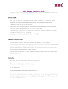 Management - HBL Power Systems