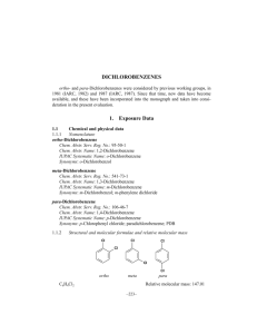 Dichlorobenzenes - IARC Monographs on the Evaluation of