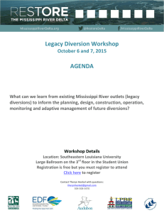 Legacy Diversion Workshop AGENDA