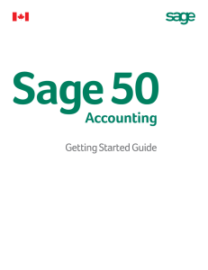 Sage 50 First Step Accounting