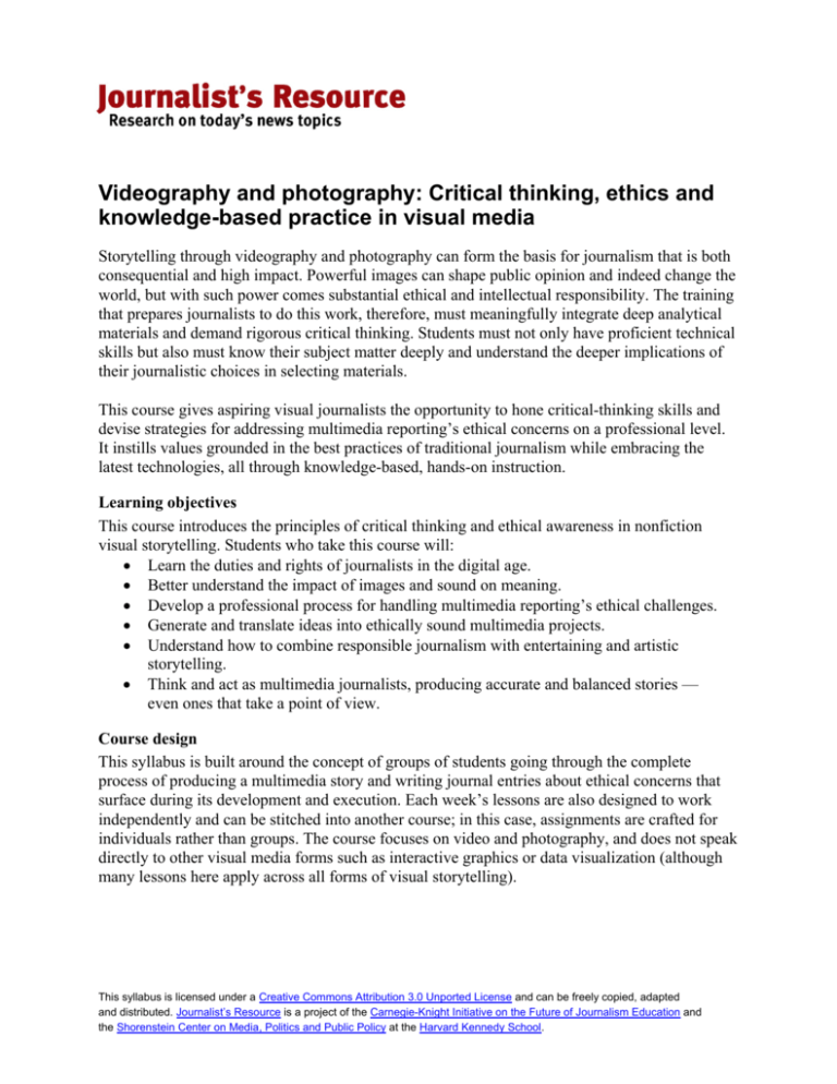 critical thinking in photography