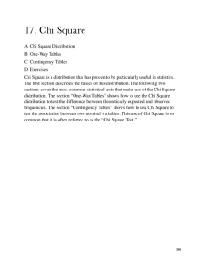 17. Chi Square - Online Statistics