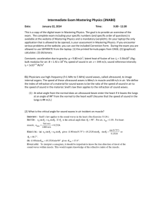 Intermediate Exam Mastering Physics (3NAB0)