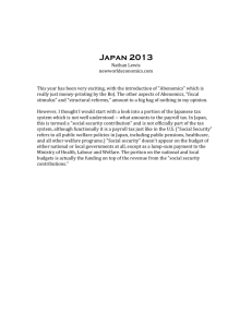 Japan 2013 - New World Economics