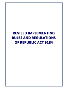 revised implementing rules and regulations of republic act