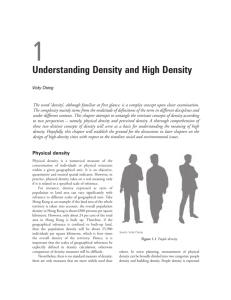 Understanding Density and High Density