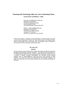 Teaching with Technology: May You Live in Interesting Times