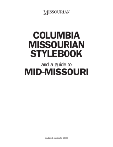 columbia missourian stylebook mid-missouri