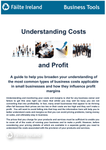 a pdf version of the guide to understanding costs and profits