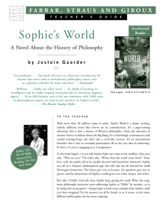 Sophie's World - please login below
