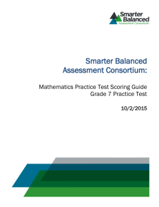 Smarter Balanced Assessment Consortium:
