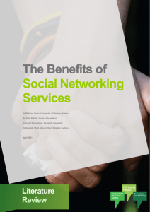 The Benefits of Social Networking Services