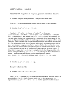 12 F Modern Algebra 1 - Assignment 7