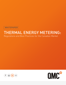 White Paper “Thermal Energy Metering: Regulations and Best