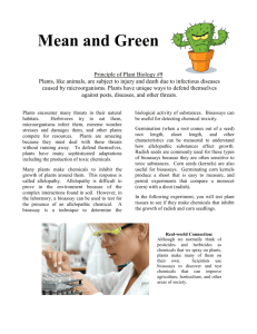 Mean and Green - American Society of Plant Biologists