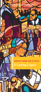 A Lasting Legacy - Texas Historical Commission