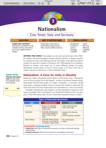 Nationalism - Mr. Trainor's Page
