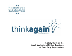 Think Again: A Study Guide on the Legal, Medical, and Ethical
