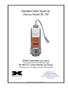 IR-700 Instruction Manual - Protek Safety & Controls Ltd