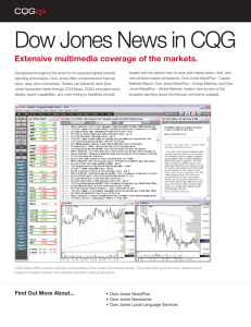 Dow Jones News in CQG