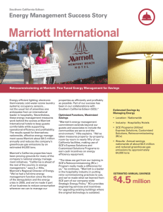 Marriot RCx Project Case Study