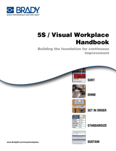 5S / Visual Workplace Handbook - Techni-Tool