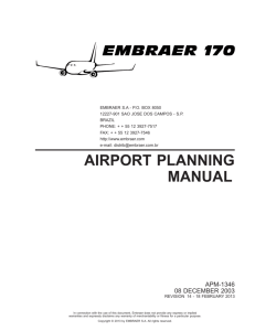 AIRPORT PLANNING MANUAL - Embraer Commercial Aviation