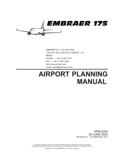 airport planning manual - Embraer Commercial Aviation