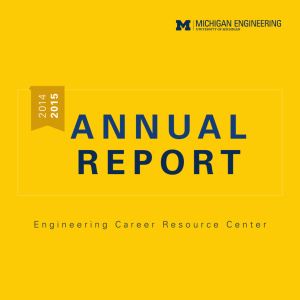 ANNUAL REPORT - Engineering Career Resource Center