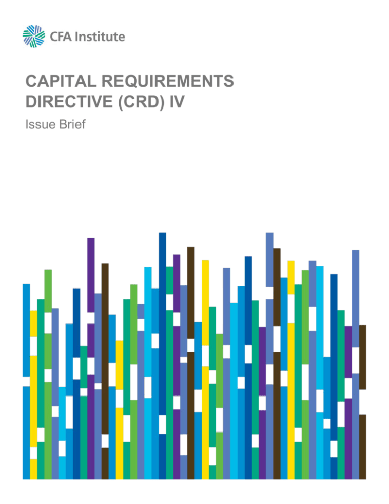 Capital Requirements Directive CRD IV
