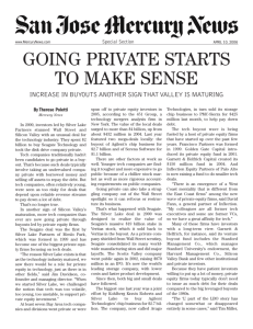 going private starts to make sense