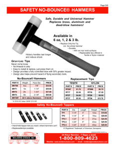 Page 245 Safety No-Bounce Hammer.p65