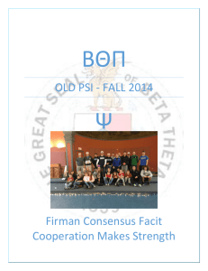 to The Old Psi – Fall 2014 Newsletter.
